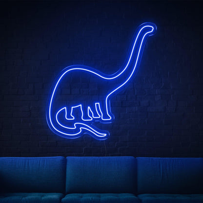 Light Blue Dinosaur Led Neon Sign For Home And Business Decor | Shineneon