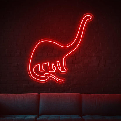 Light Blue Dinosaur Led Neon Sign For Home And Business Decor | Shineneon