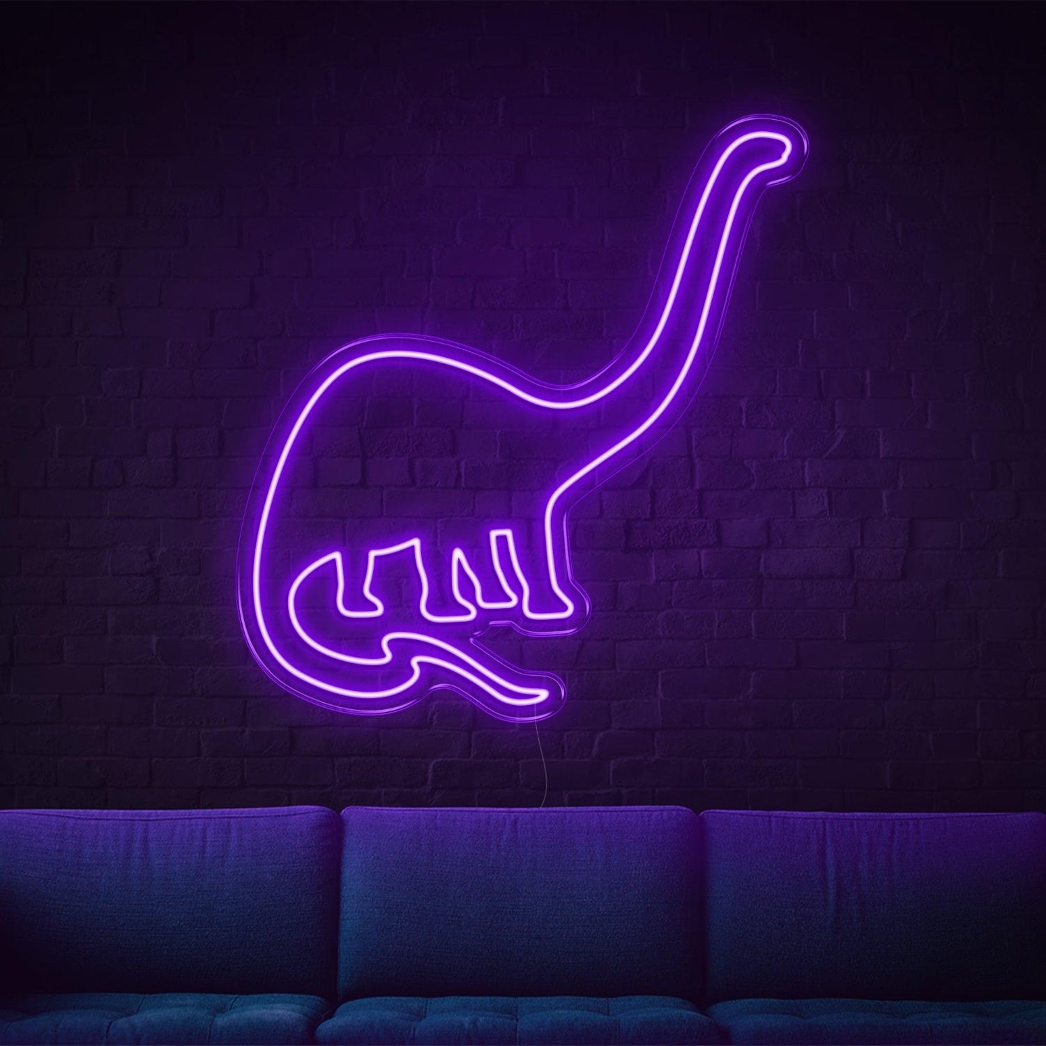 Light Blue Dinosaur Led Neon Sign For Home And Business Decor | Shineneon