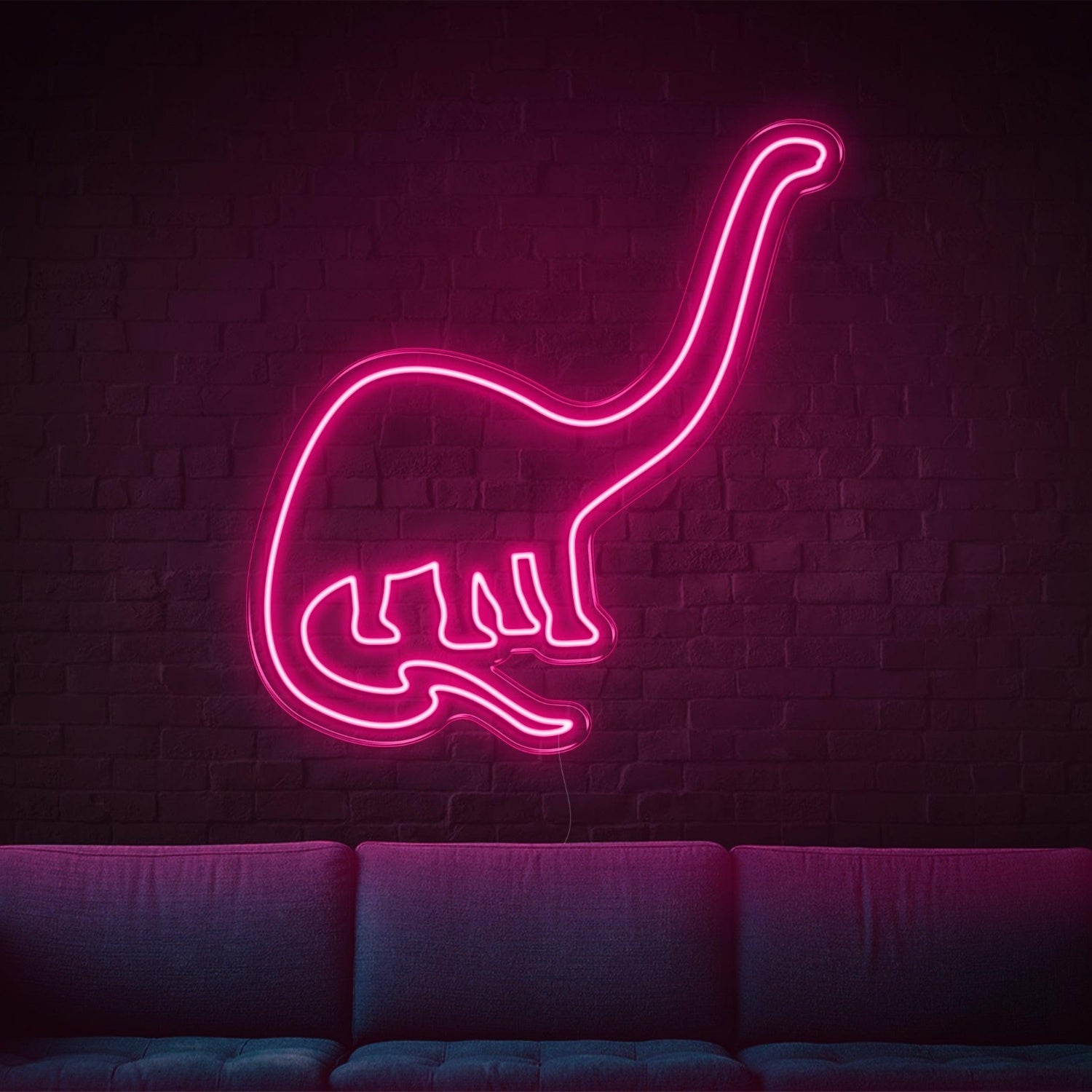 Light Blue Dinosaur Led Neon Sign For Home And Business Decor | Shineneon