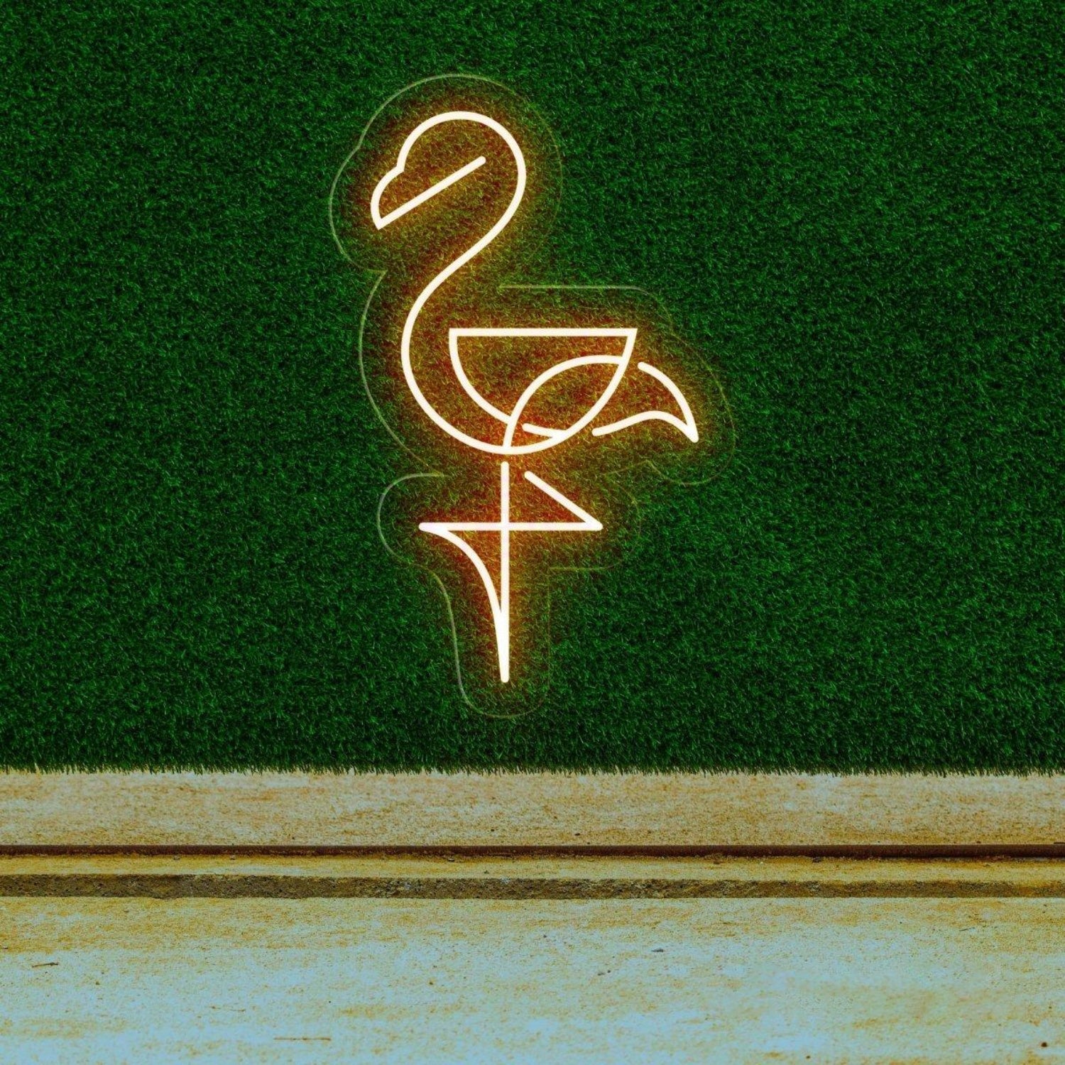 Light Blue Flamingo Led Neon Sign Elegant Wall Art For Home Bar Cafe | Shineneon