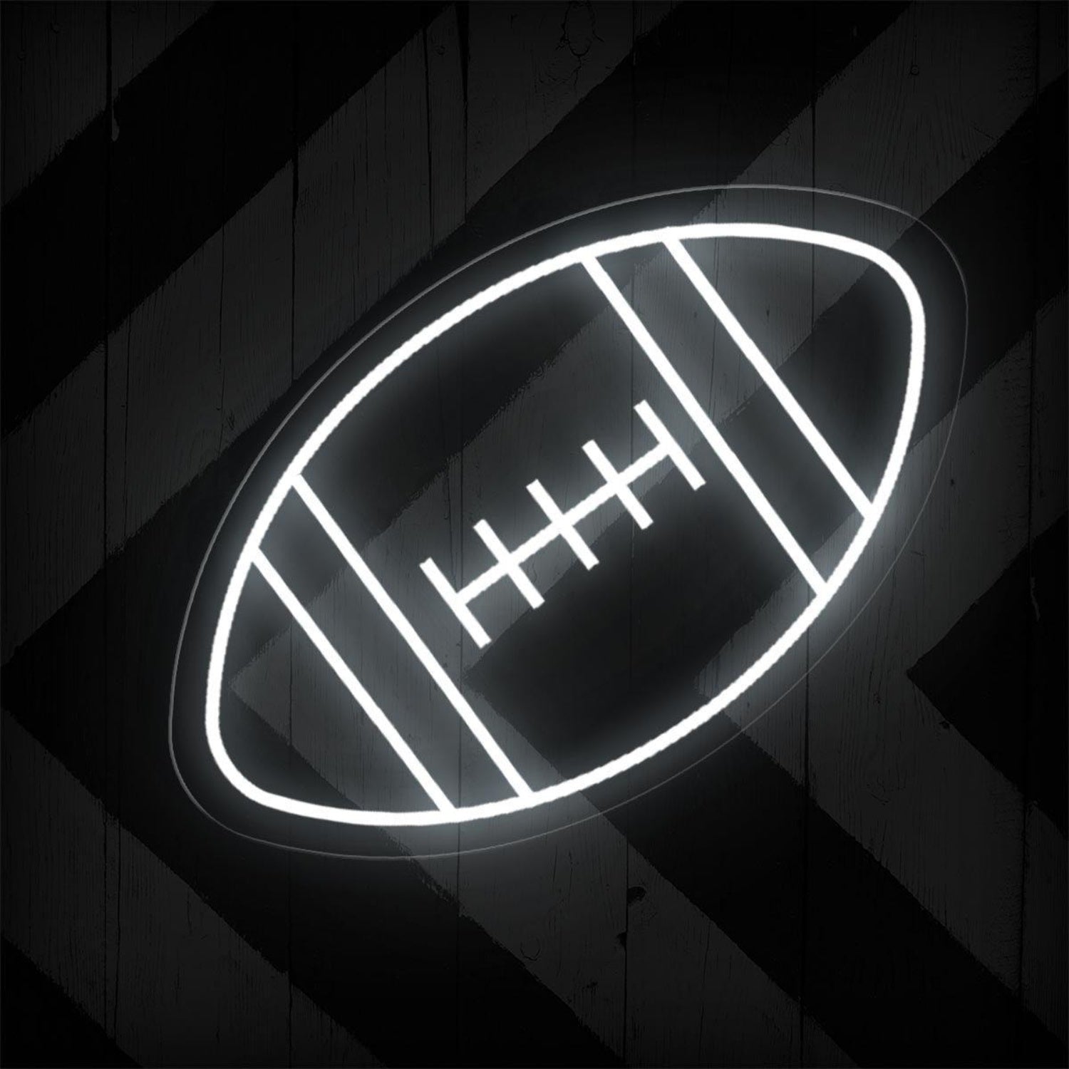 Light Blue Football Led Neon Sign For Sports Bar Game Room Man Cave Decor | Shineneon