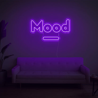Light Blue Mood Led Neon Sign For Home Cafe Studio Decor | Shineneon