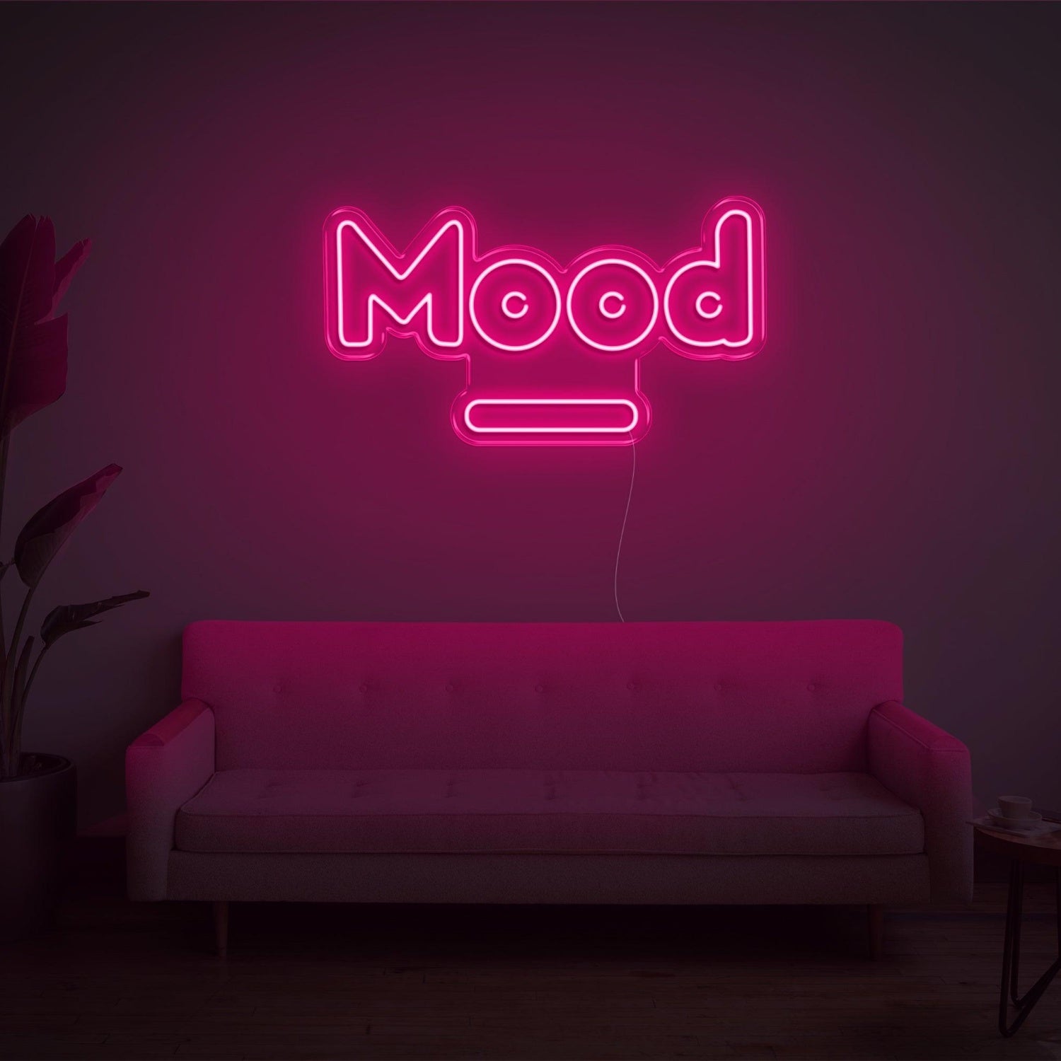 Light Blue Mood Led Neon Sign For Home Cafe Studio Decor | Shineneon