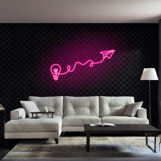 Light Bulb Led Sign