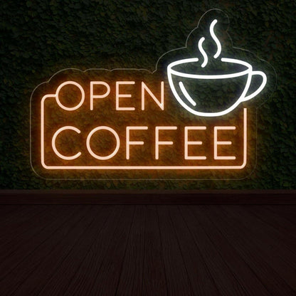 Light Up Open Coffee Sign For Coffee Shop Led Neon Sign | Shineneon