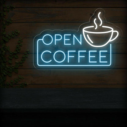 Light Up Open Coffee Sign For Coffee Shop Led Neon Sign | Shineneon