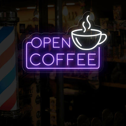 Light Up Open Coffee Sign For Coffee Shop Led Neon Sign | Shineneon