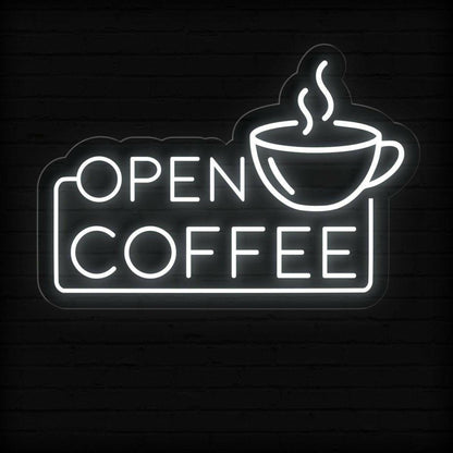 Light Up Open Coffee Sign For Coffee Shop Led Neon Sign | Shineneon