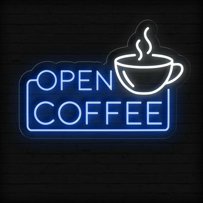 Light Up Open Coffee Sign For Coffee Shop Led Neon Sign | Shineneon