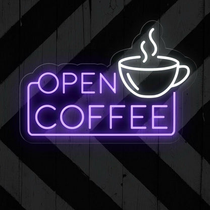Light Up Open Coffee Sign For Coffee Shop Led Neon Sign | Shineneon