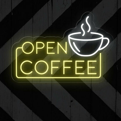 Light Up Open Coffee Sign For Coffee Shop Led Neon Sign | Shineneon