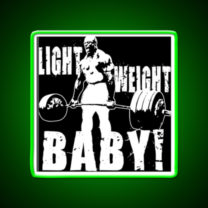 Light Weight Baby Gym Fitness Led Neon Sign Rgb Color - LED neon sign view 8