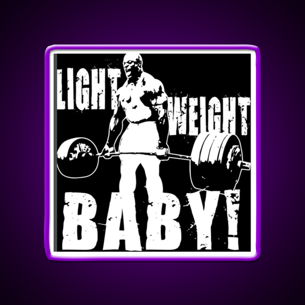 Light Weight Baby Gym Fitness Led Neon Sign Rgb Color - LED neon sign view 9