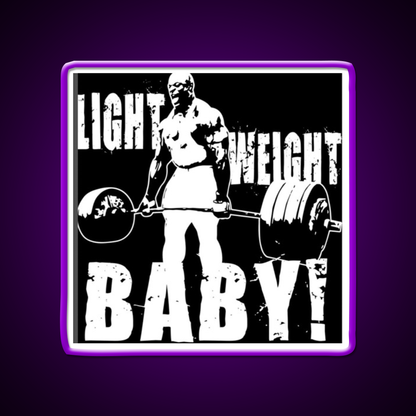 Light Weight Baby Gym Fitness Led Neon Sign Rgb Color - LED neon sign view 9
