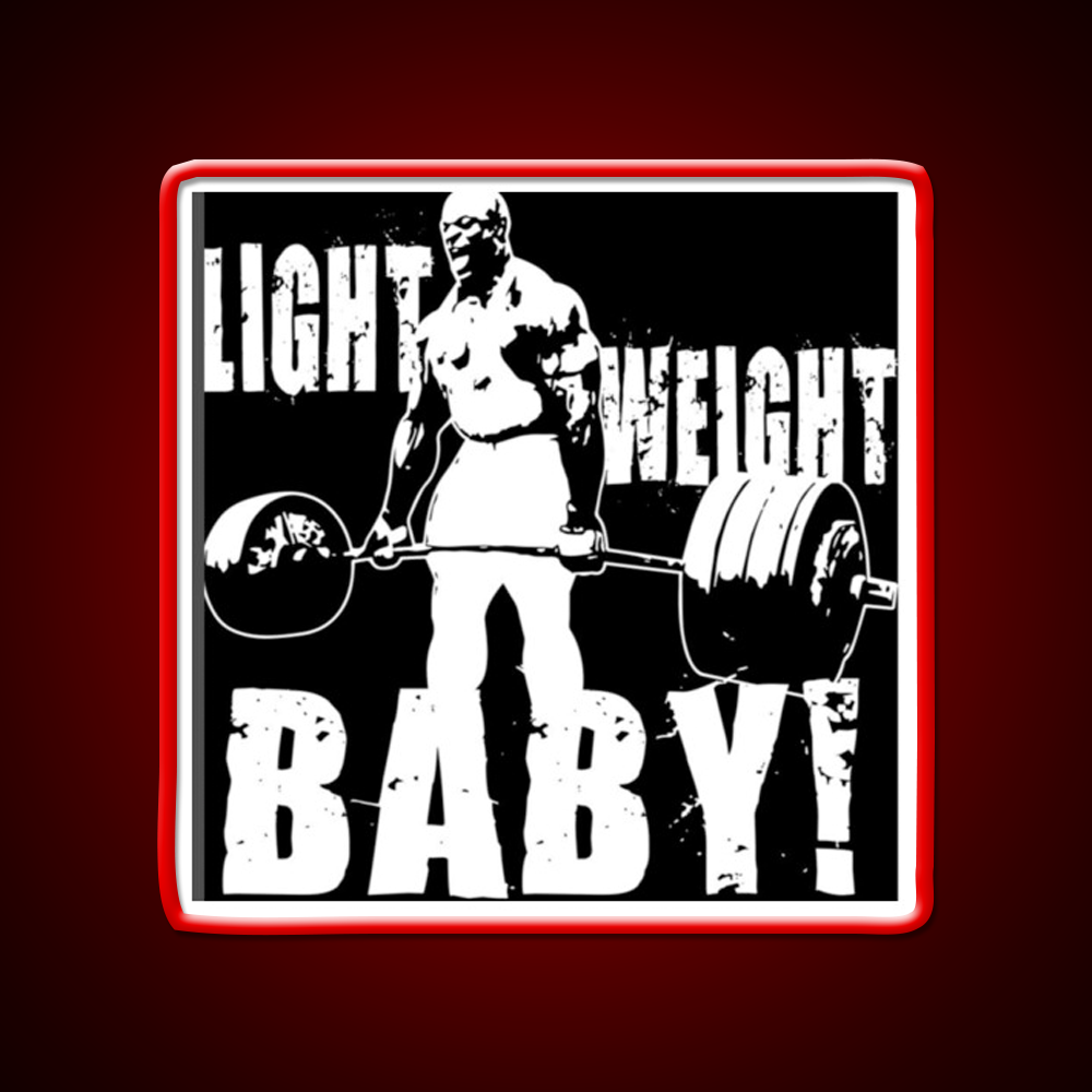 Light Weight Baby Gym Fitness Led Neon Sign Rgb Color - LED neon sign view 10