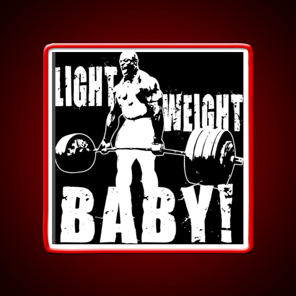 Light Weight Baby Gym Fitness Led Neon Sign Rgb Color - Shineneon