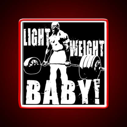 Light Weight Baby Gym Fitness Led Neon Sign Rgb Color - Shineneon