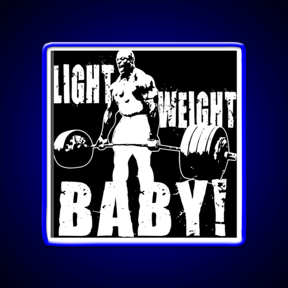 Light Weight Baby Gym Fitness Led Neon Sign Rgb Color - Shineneon