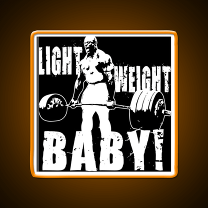 Light Weight Baby Gym Fitness Led Neon Sign Rgb Color - Shineneon
