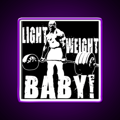 Light Weight Baby Gym Fitness Led Neon Sign Rgb Color - Shineneon
