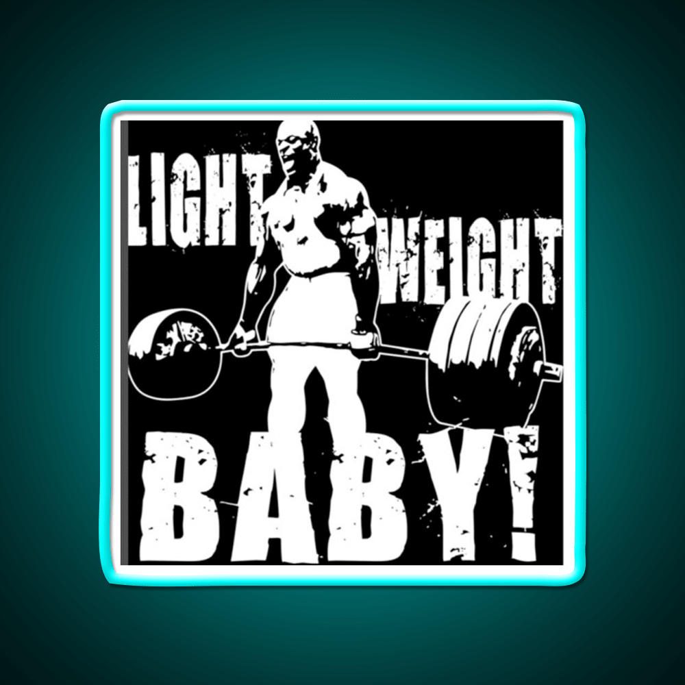 Light Weight Baby Gym Fitness Led Neon Sign Rgb Color - Shineneon
