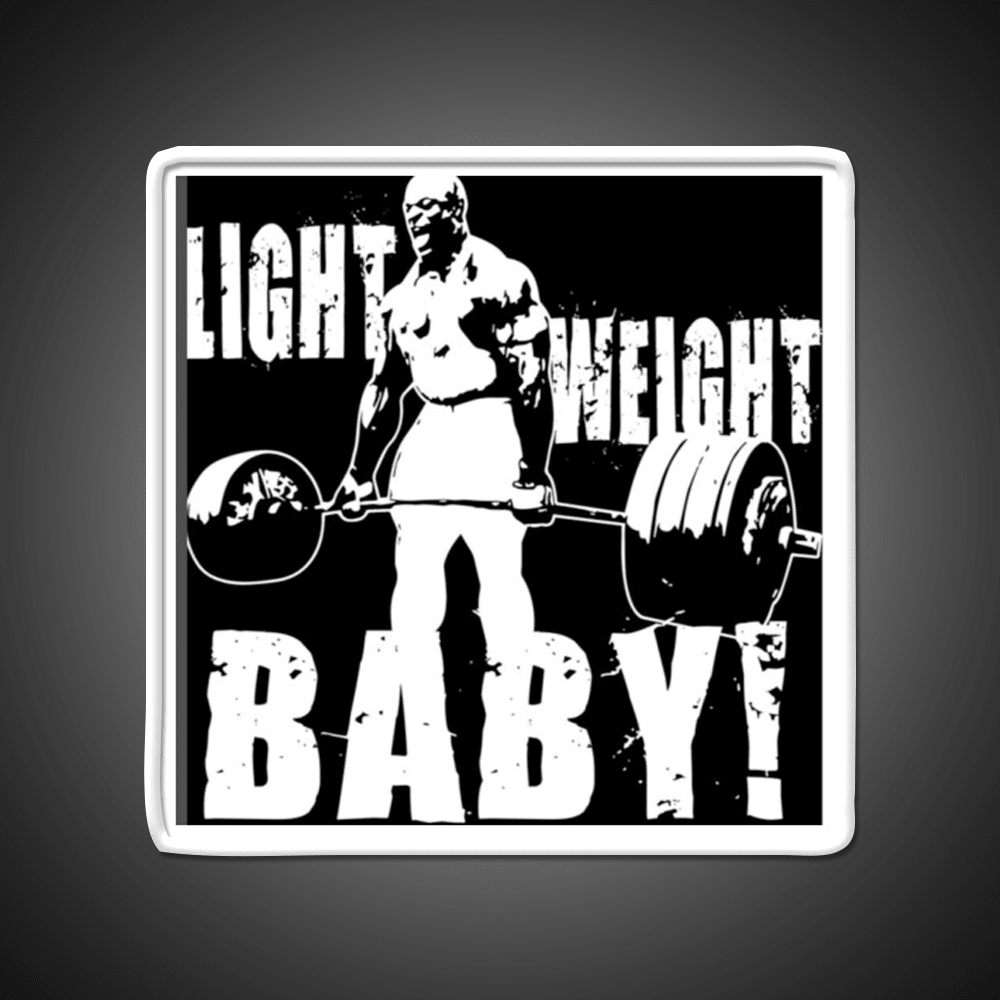 Light Weight Baby Gym Fitness Led Neon Sign Rgb Color - Shineneon