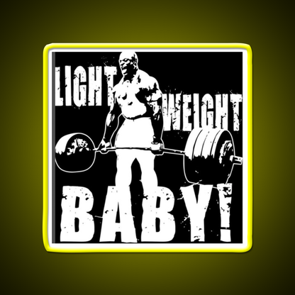 Light Weight Baby Gym Fitness Led Neon Sign Rgb Color - LED neon sign view 7