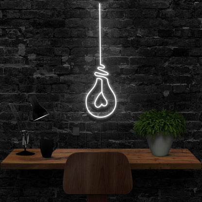 Lightbulb Led Neon Sign Finspirational Decor | Shineneon