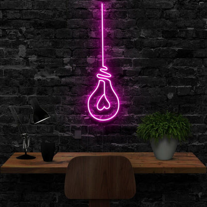 Lightbulb Led Neon Sign Finspirational Decor | Shineneon
