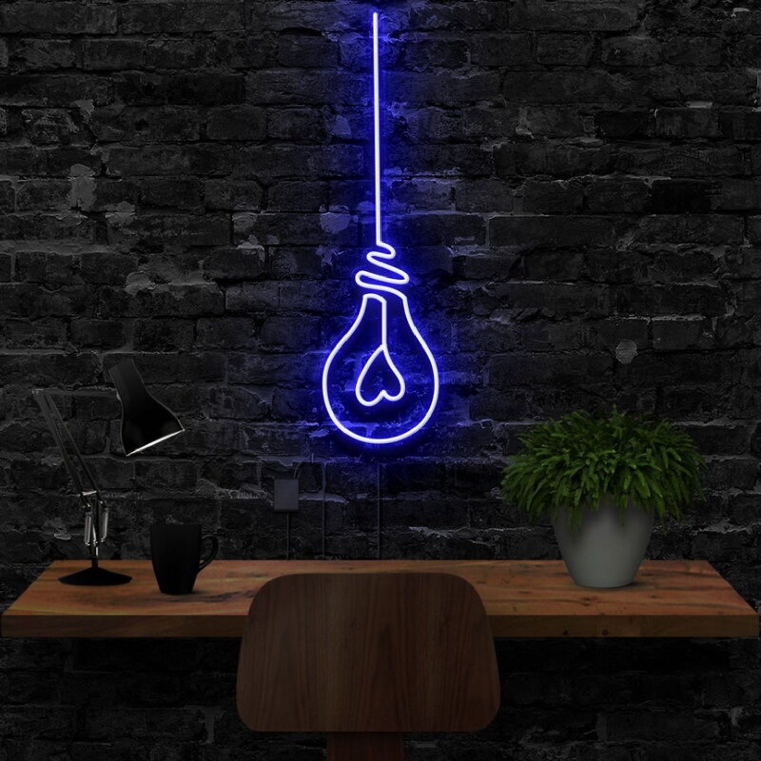 Lightbulb Led Neon Sign Finspirational Decor | Shineneon