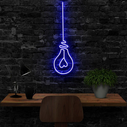 Lightbulb Led Neon Sign Finspirational Decor | Shineneon