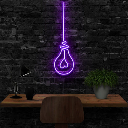 Lightbulb Led Neon Sign Finspirational Decor | Shineneon