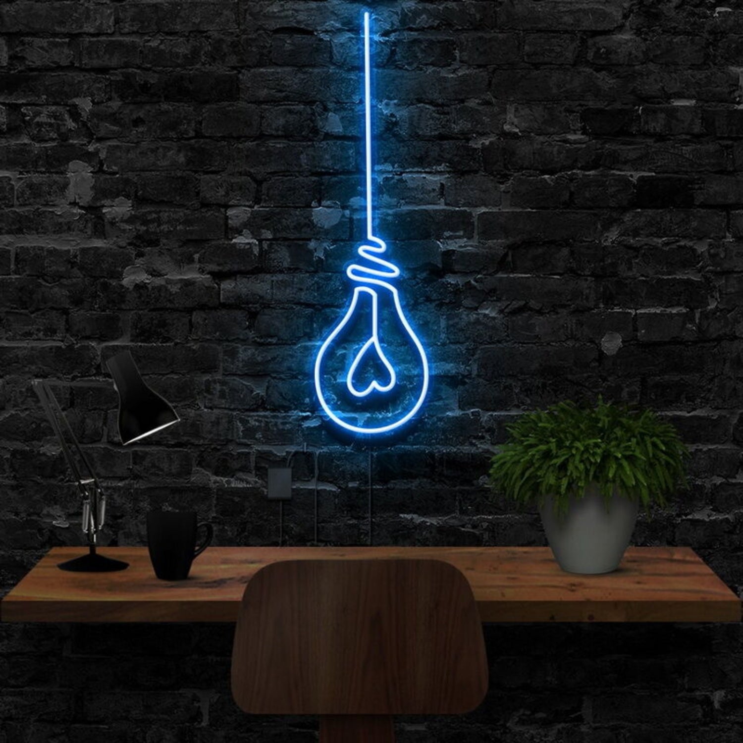Lightbulb Led Neon Sign Finspirational Decor | Shineneon
