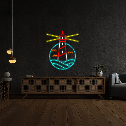 Lighthouse Led Neon Sign