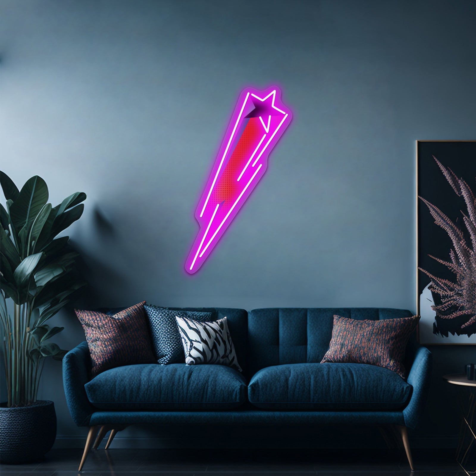 Lightning Bolt Artwork Led Neon - Shineneon
