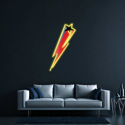 Lightning Bolt Artwork Led Neon - Shineneon