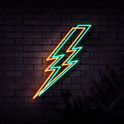 Lightning Bolt V1 Led Neon Sign For Bold And Stylish Spaces - Shineneon