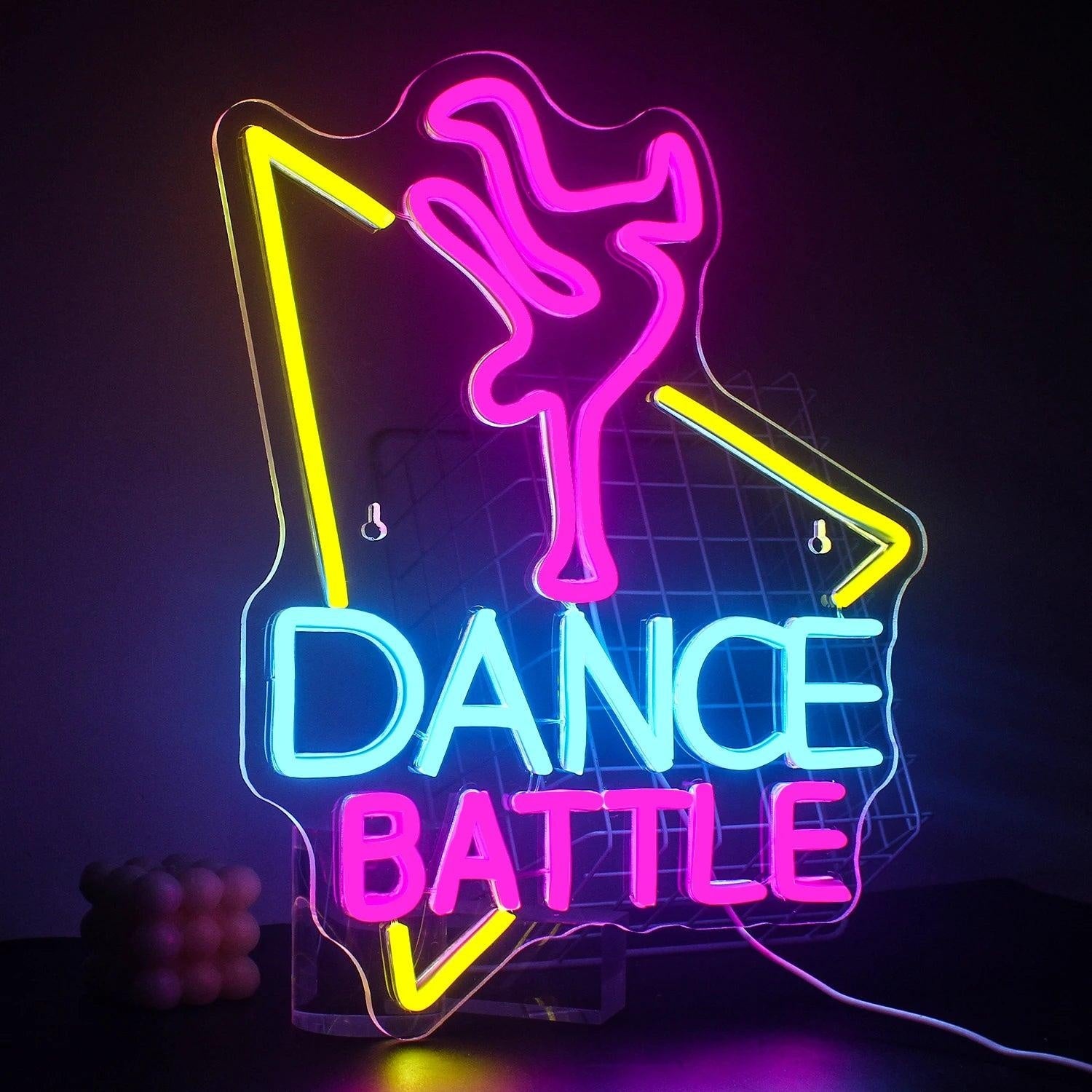 Lightning Face Multicolor Led Neon Sign For Modern Home Decor | Shineneon