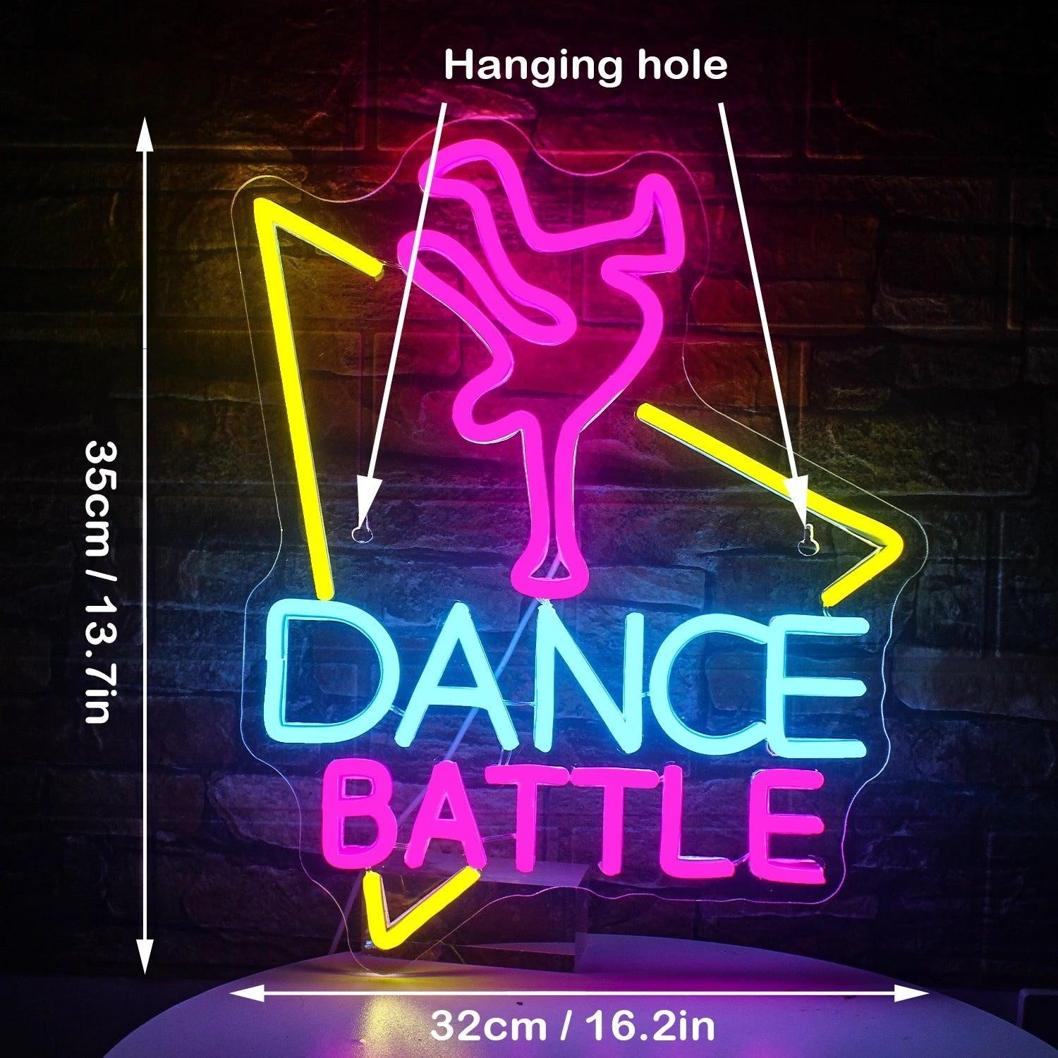 Lightning Face Multicolor Led Neon Sign For Modern Home Decor | Shineneon