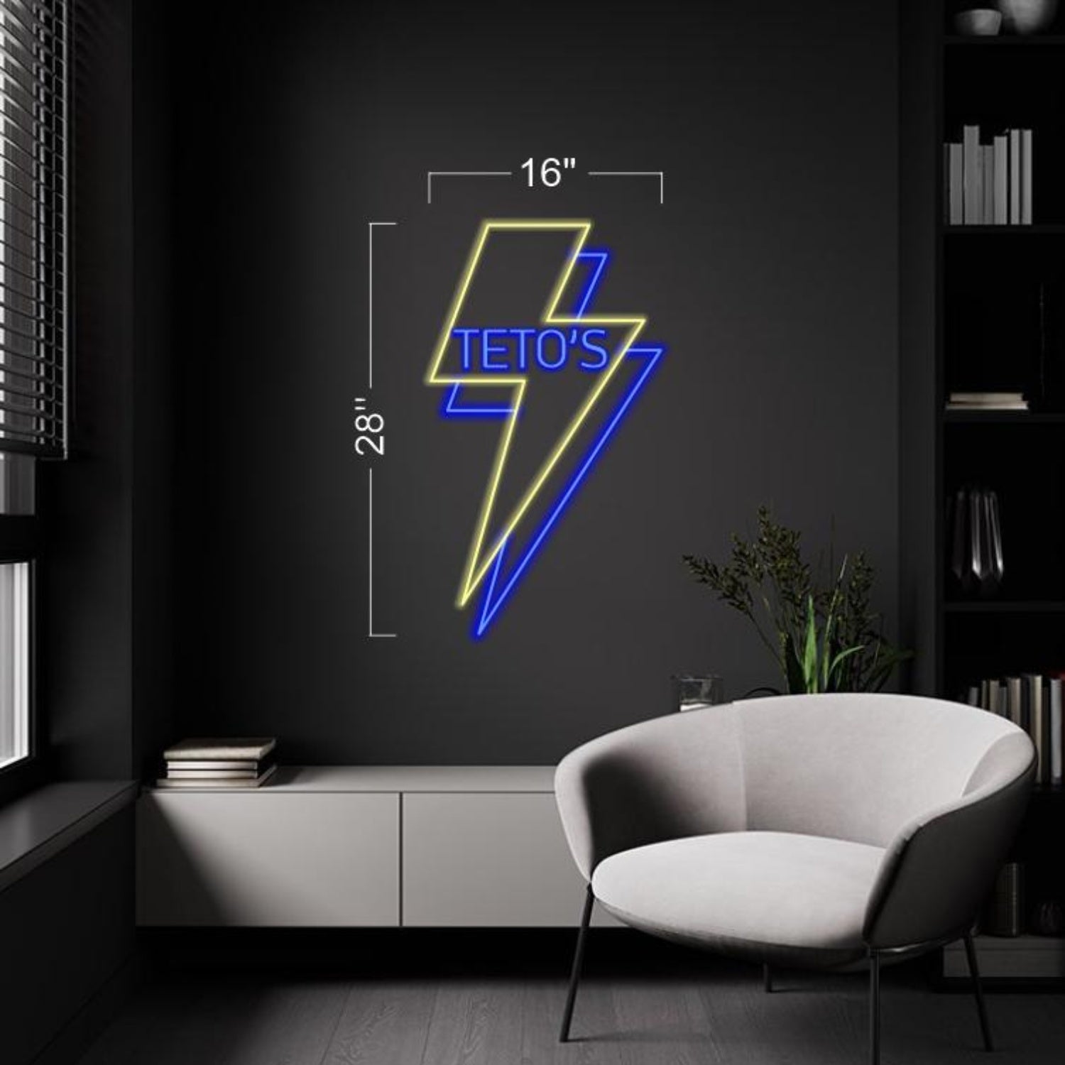Lightning Tetos Led Neon Sign For Modern Home And Decor | Shineneon