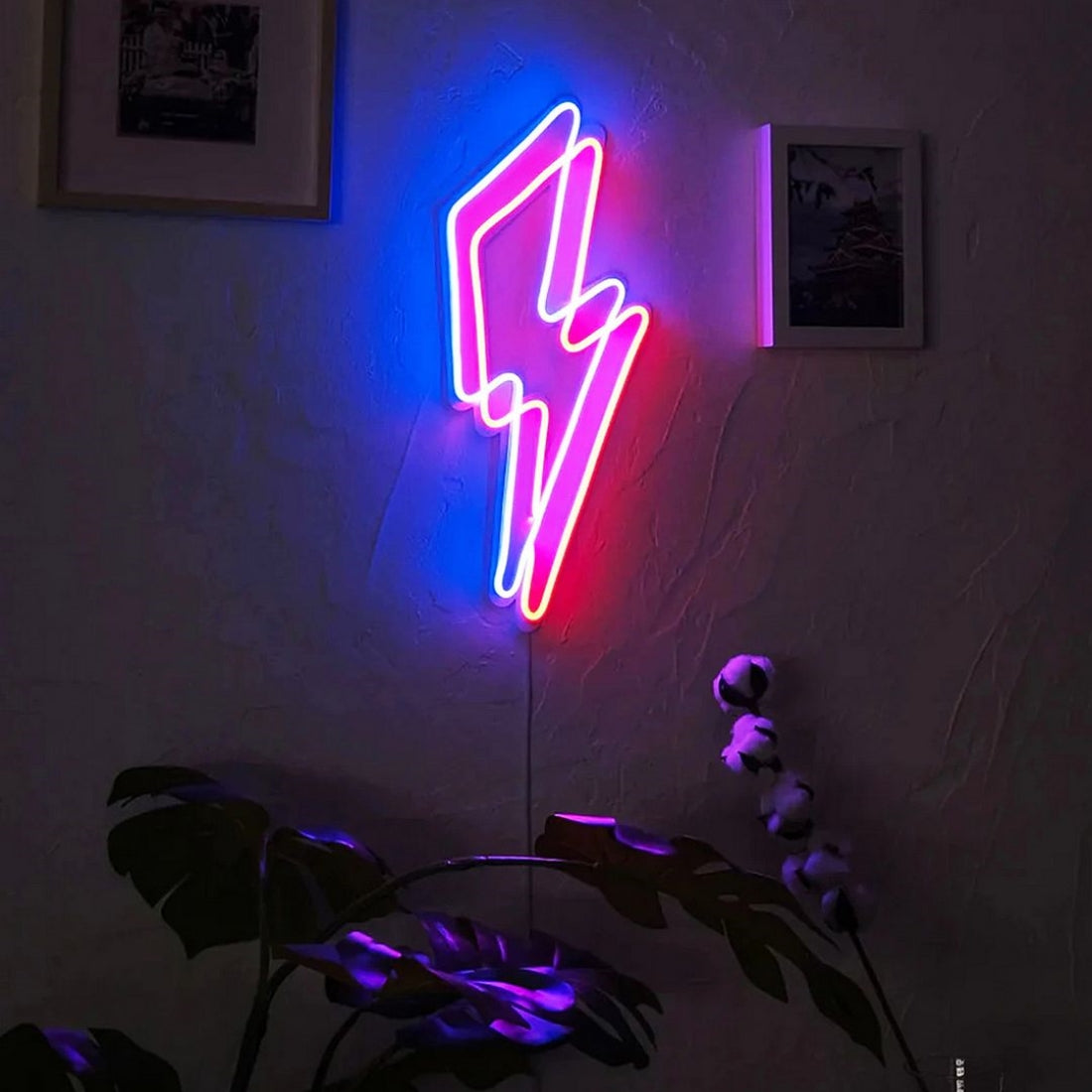 Lightning Wall Art Led Sign Business Neon Sign