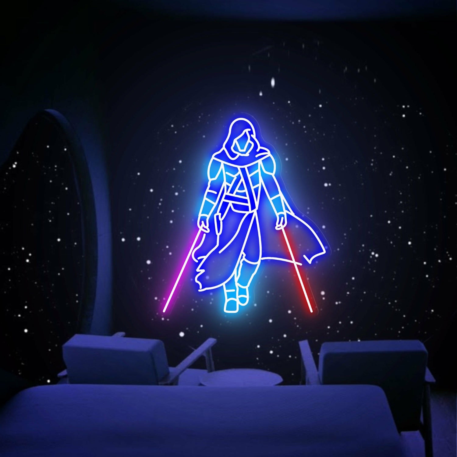 Lightsaber Samurai Led Neon Sign Star Wars Wall Decor | Shineneon
