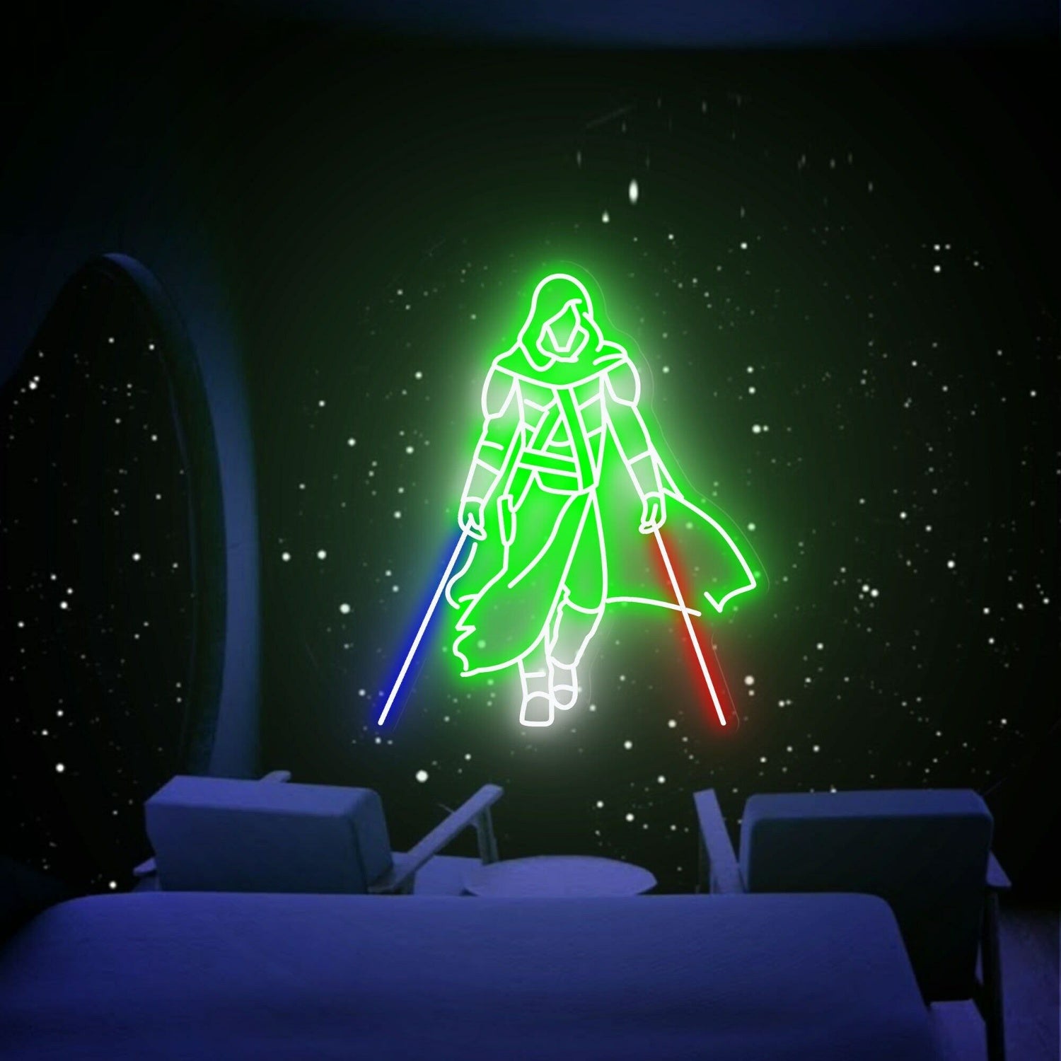 Lightsaber Samurai Led Neon Sign Star Wars Wall Decor | Shineneon
