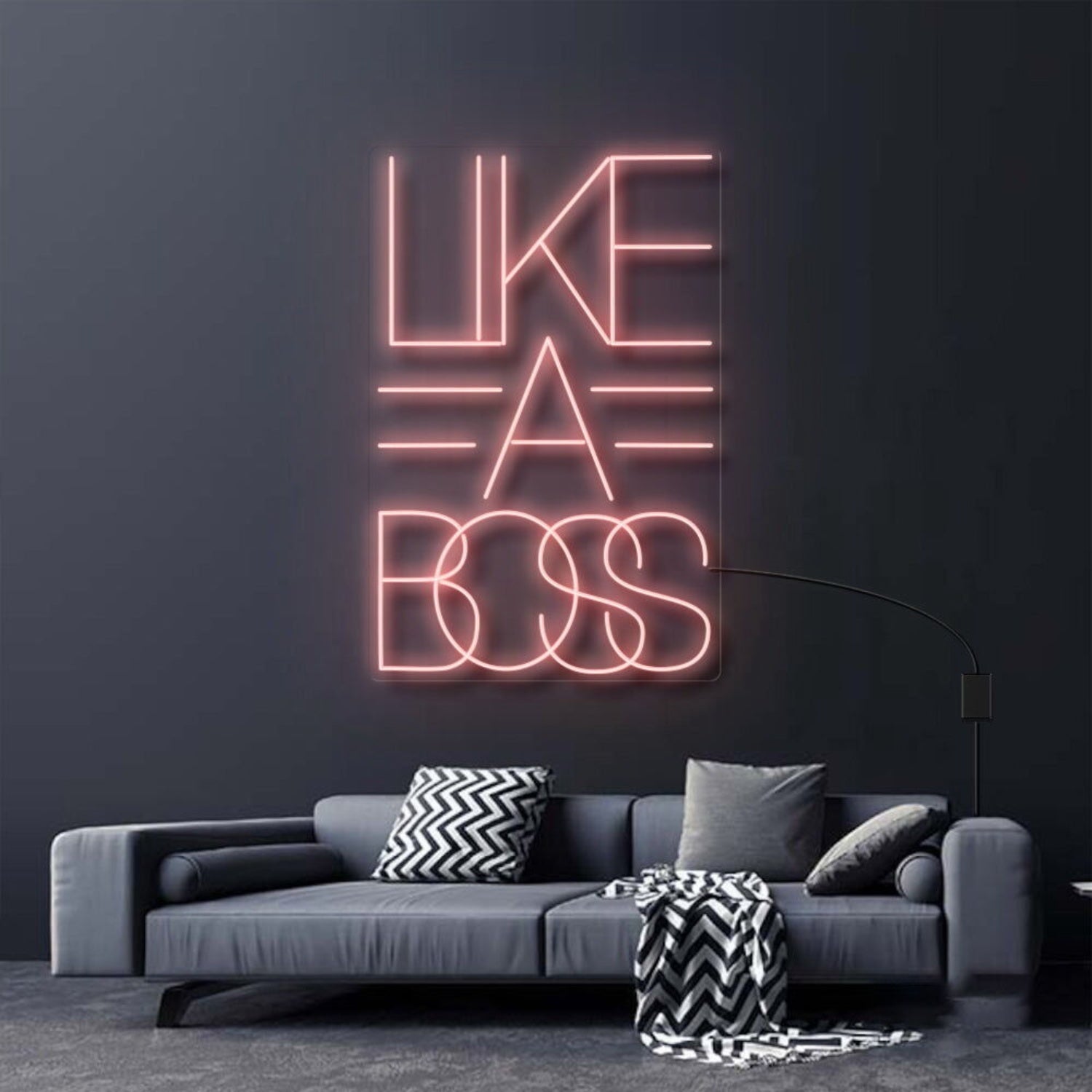Like A Boss Neon Sign For Empowering And Bold Spaces | Shineneon