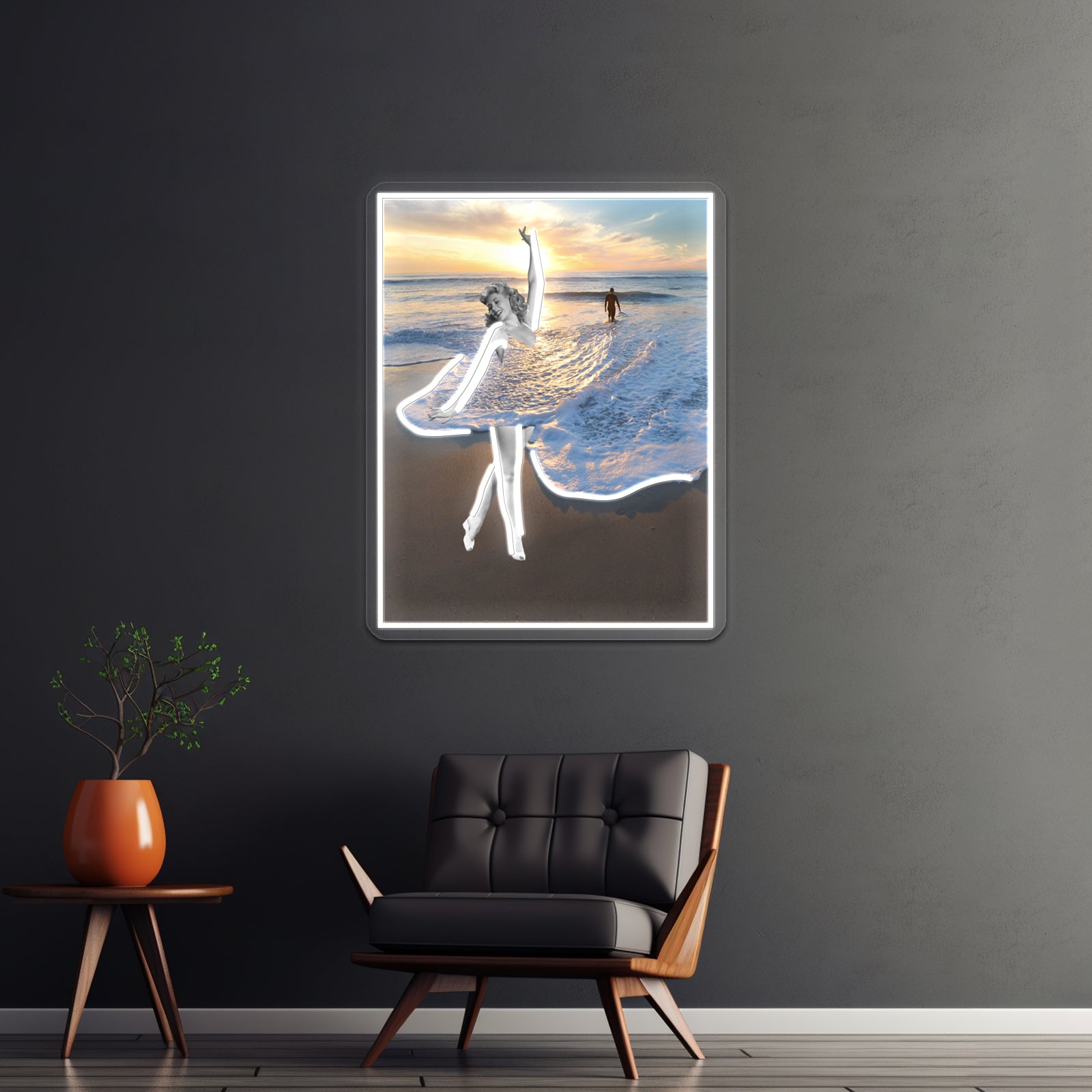 Like A Wave Artwork Led Neon