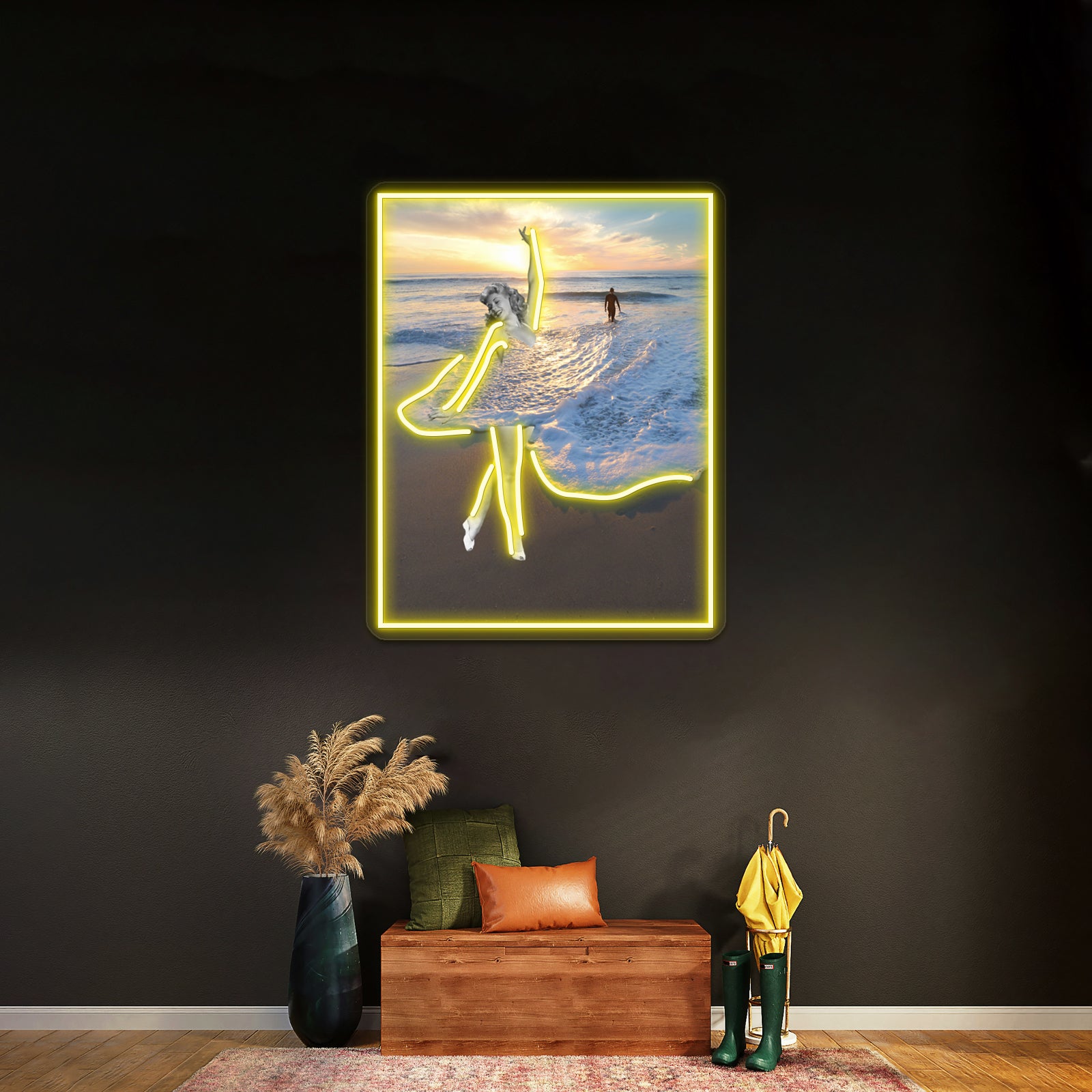 Like A Wave Artwork Led Neon