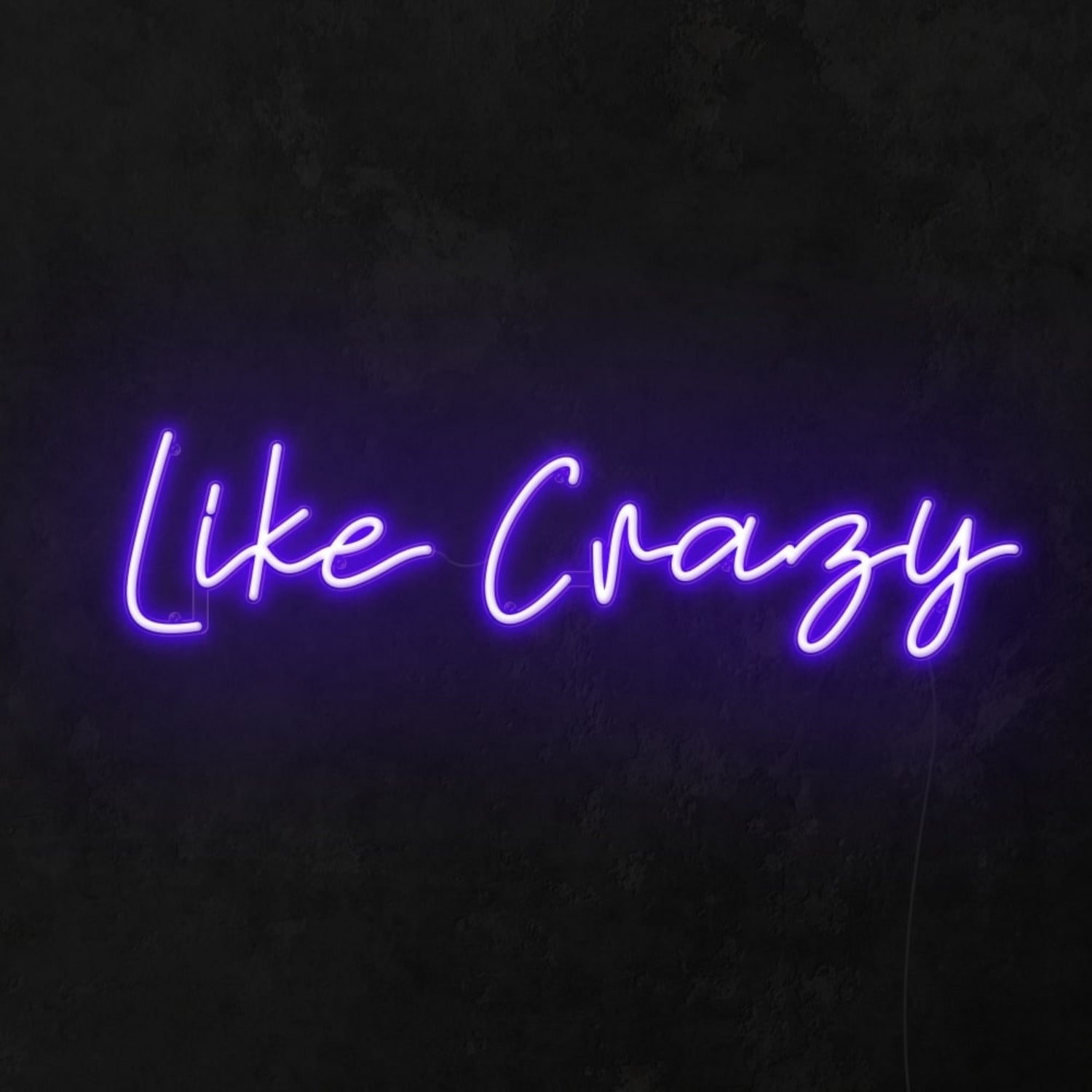 Like Crazy Purple Led Neon Sign Wall Art | Shineneon