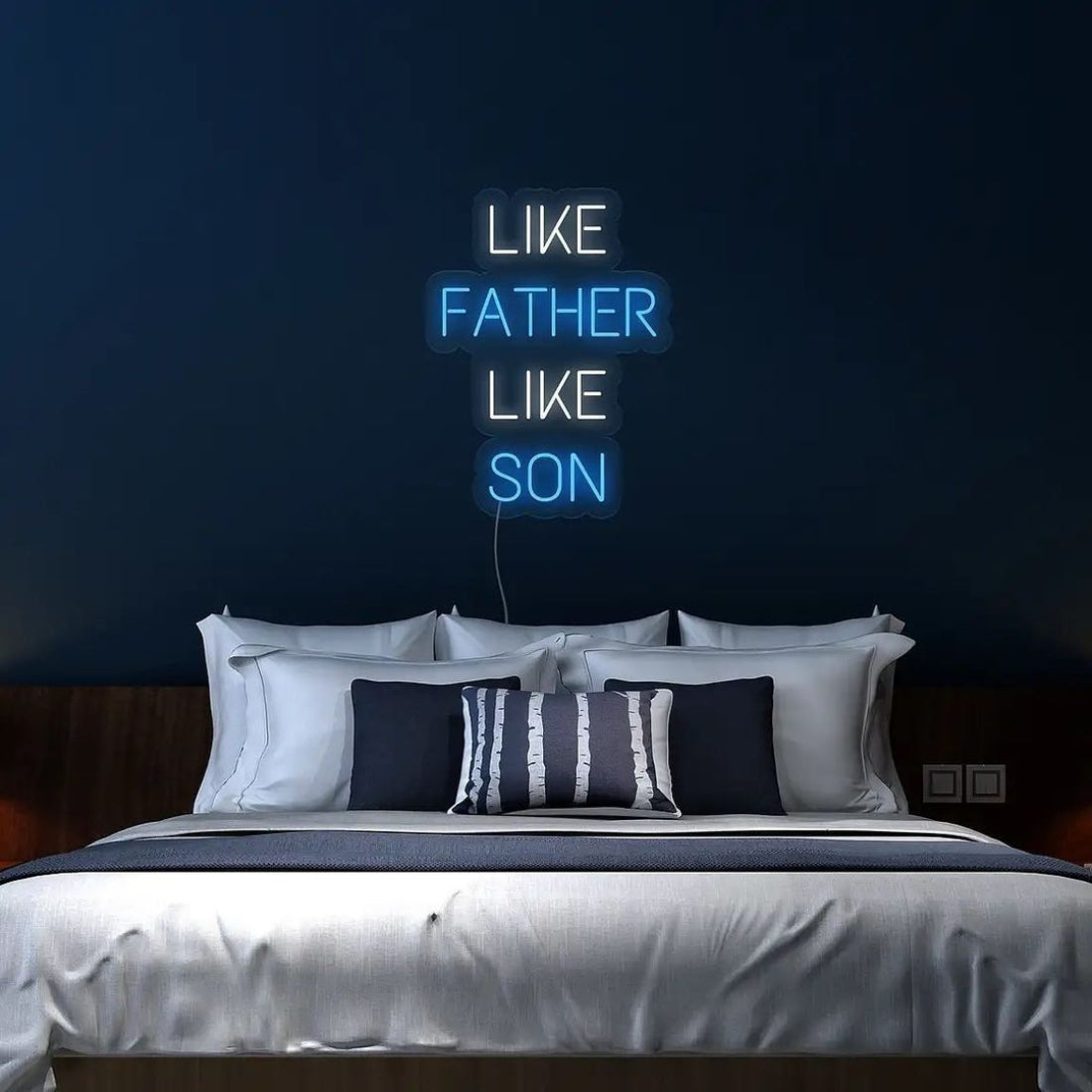 Like Father Like Son Led Sign Business Neon Sign