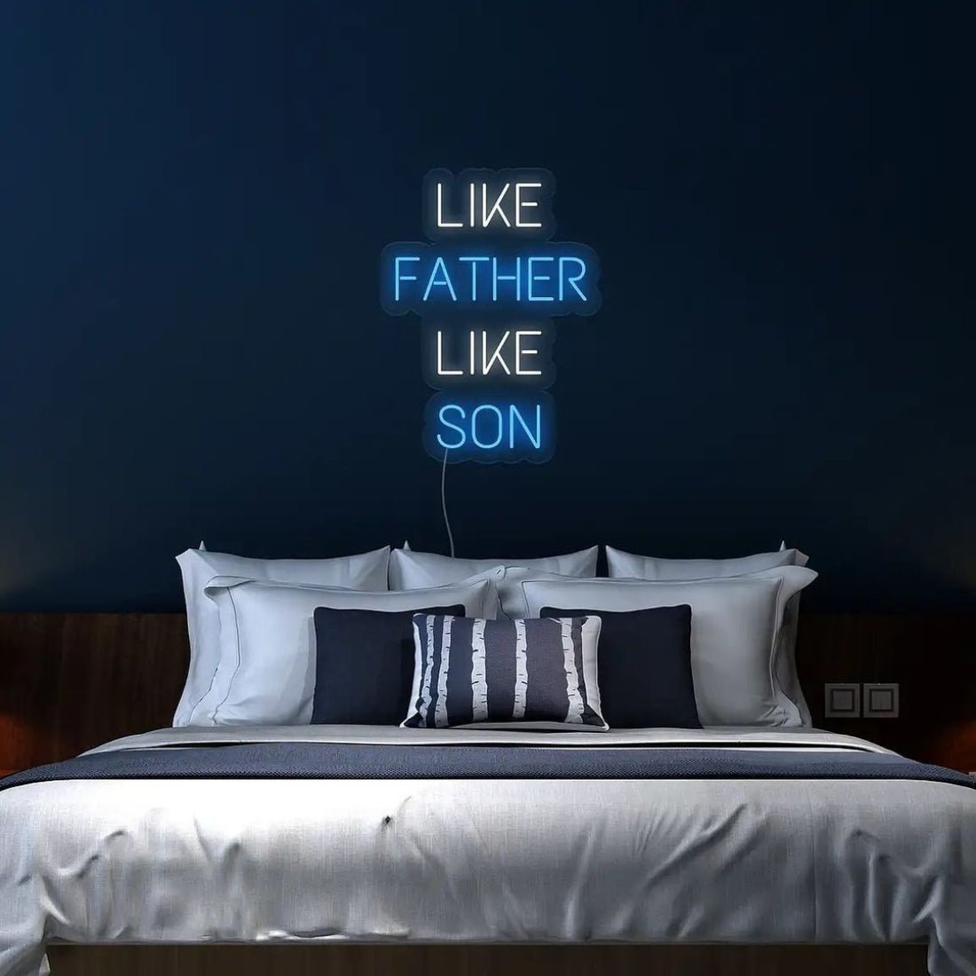 Like Father Like Son Led Sign Business Neon Sign - Shineneon
